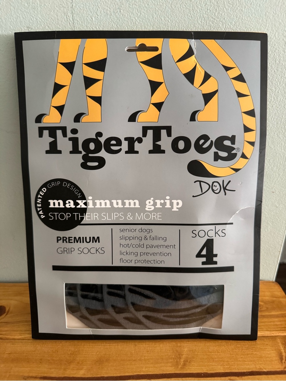 TigerToes Premium Grip Socks for Dogs 3XL